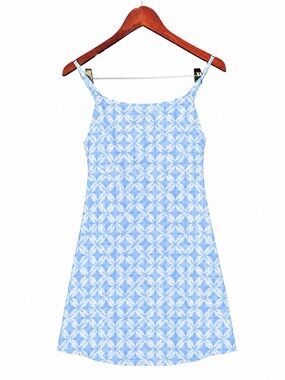 GAP Blue & White Tie-Dye Spaghetti Strap Top